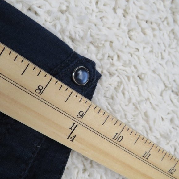 I-N-C* Men's Short Sleeve Button Down Curved Hem Chest Pocket Shirt~ Size XL - Picture 11 of 12